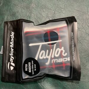 TaylorMade Plaid Putter Headcover - Red, Blue, White